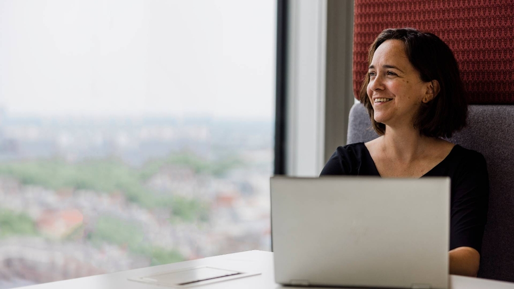 ANVS-kantoor met uitzicht op Den Haag