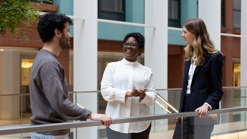 3 collega's van JongVWS, 1 van de netwerken voor VWS'ers